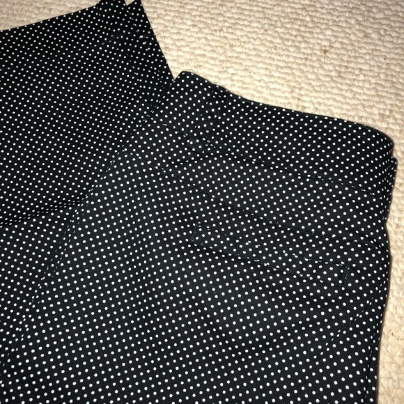 Larry Levine Stretch Polka Dot Capris, Sz 8 - Picture 6 of 10